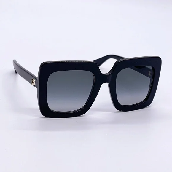 NEW GUCCI GG0328S 001 SQUARE WOMEN SUNGLASSES GUCCI NEW COLLECTION EYEWEAR - Picture 5 of 12